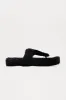 Sleepover Ready Slippers - Black sold by Fashion Nova