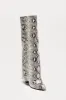 Unmistakable Knee High Boots - Black/White sold by Fashion Nova