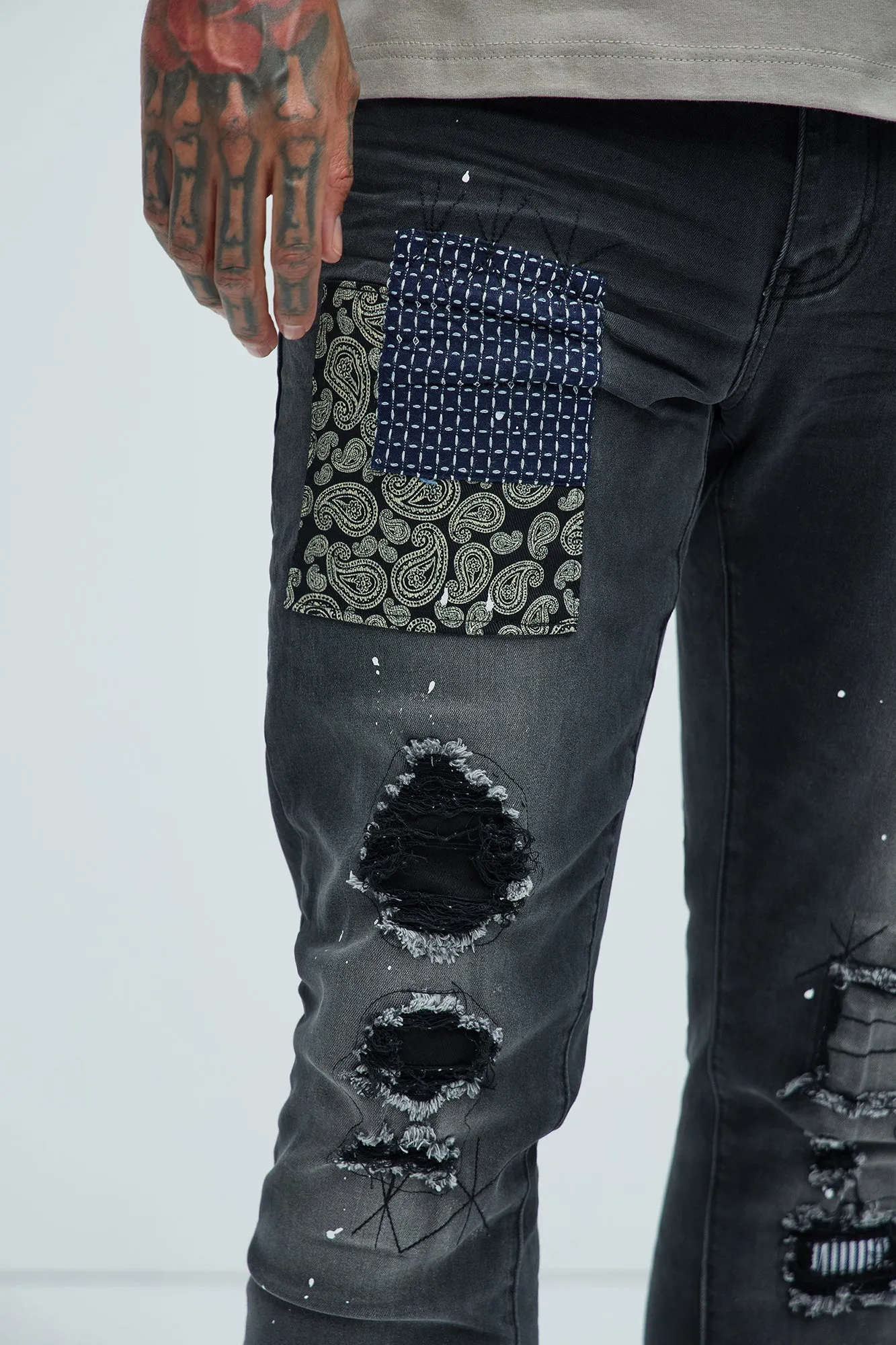 Talk To Me Nice Skinny Jeans - Black sold by Fashion Nova product image thumbnail 3