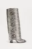 Unmistakable Knee High Boots - Black/White sold by Fashion Nova