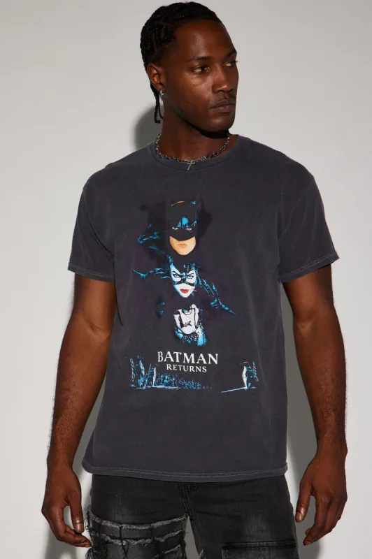 Batman Returns Short Sleeve Tee - Black sold by Fashion Nova
