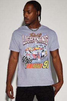 Nitro Road Short Sleeve Tee - Grey sold by Fashion Nova