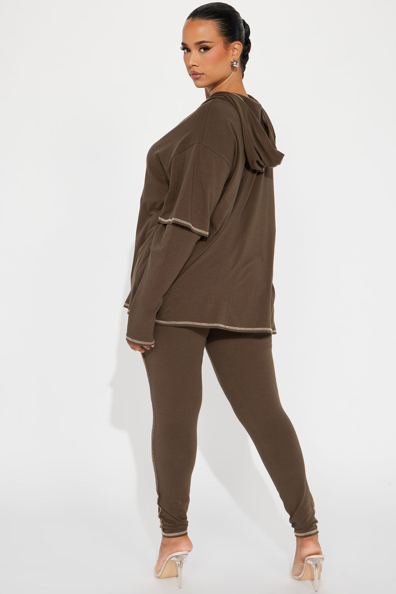 Aila Legging Set - Olive sold by Fashion Nova product image thumbnail 6