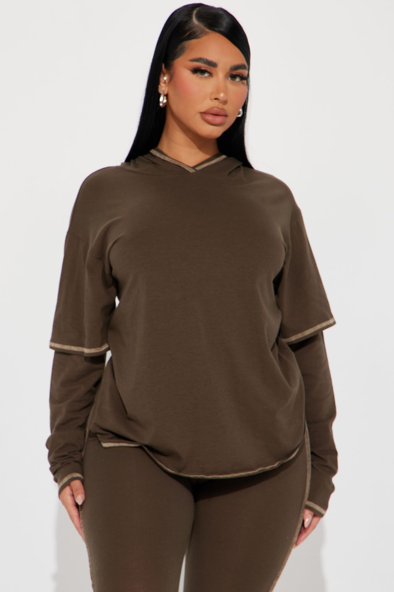 Aila Legging Set - Olive sold by Fashion Nova product image thumbnail 2