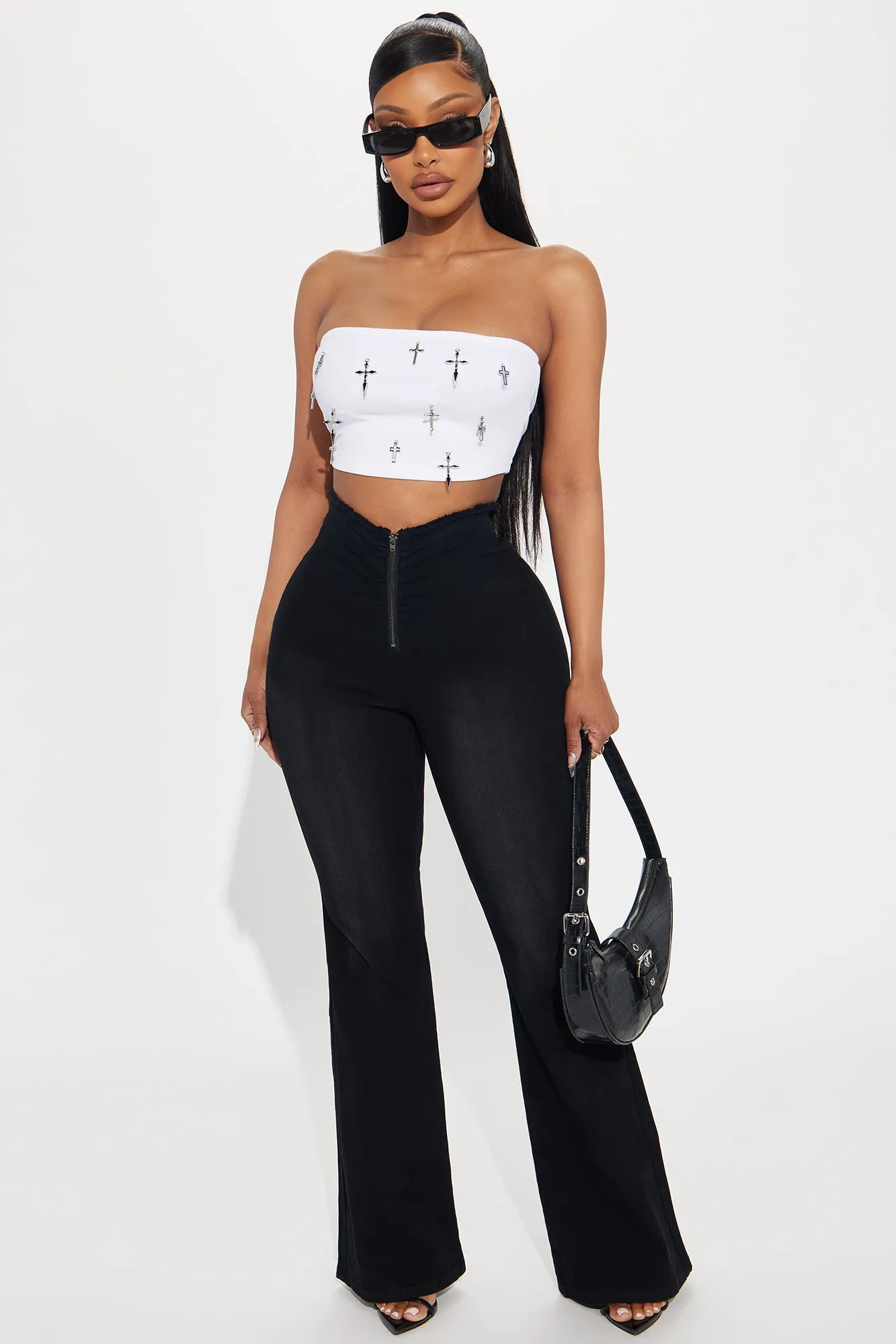 She's Edgy Tube Top - Ivory sold by Fashion Nova product image thumbnail 2