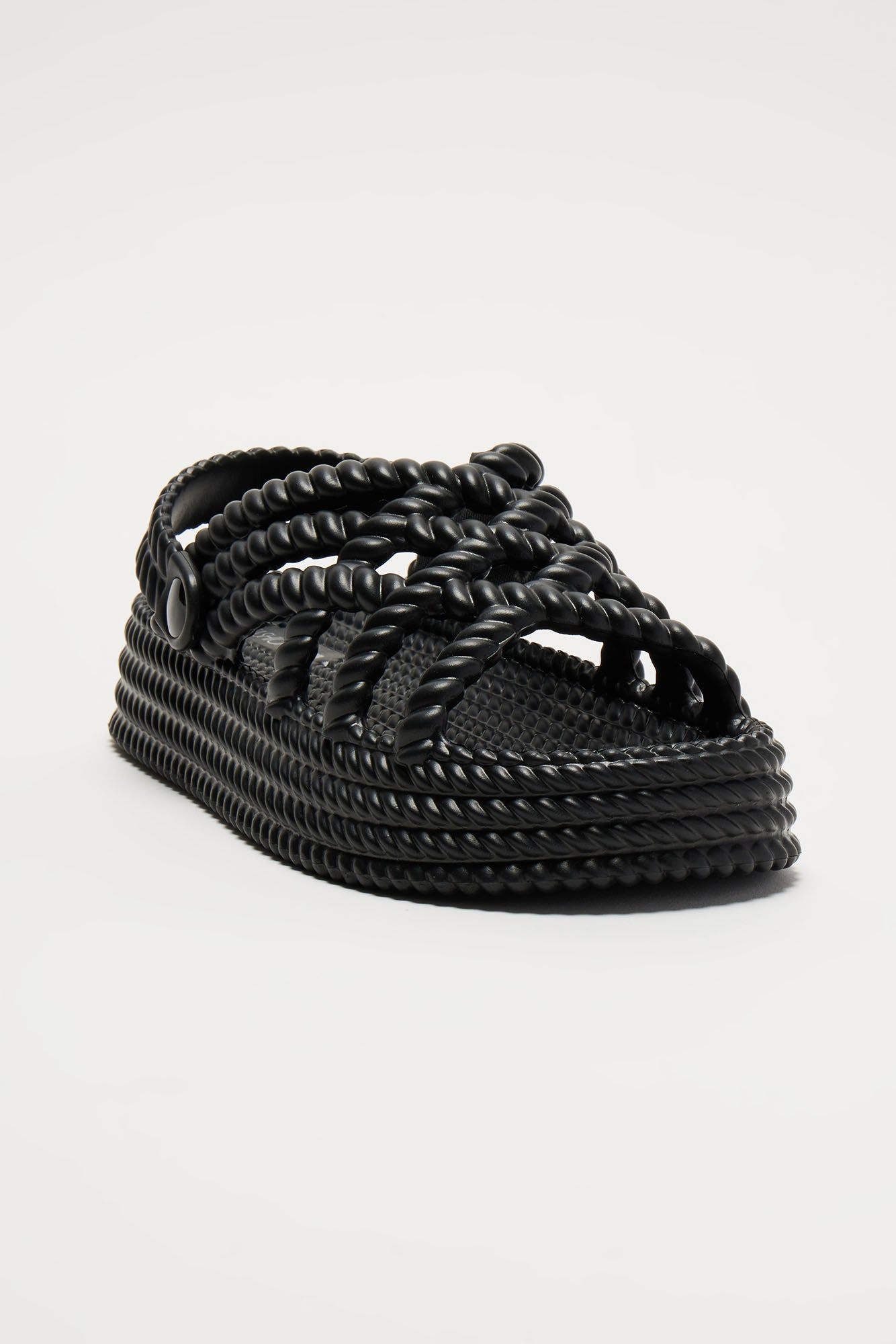 Time Travel Casual Slides - Black sold by Fashion Nova product image thumbnail 2