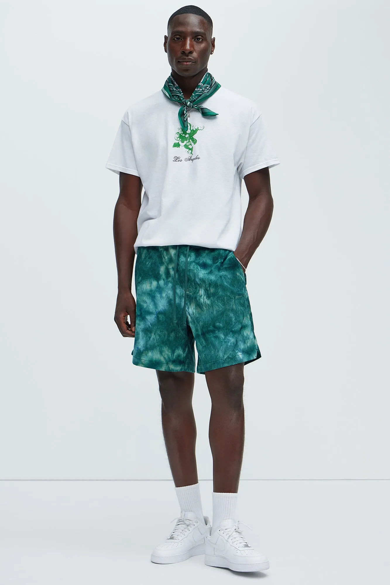 Clark Relaxed Shorts - Green sold by Fashion Nova product image thumbnail 2