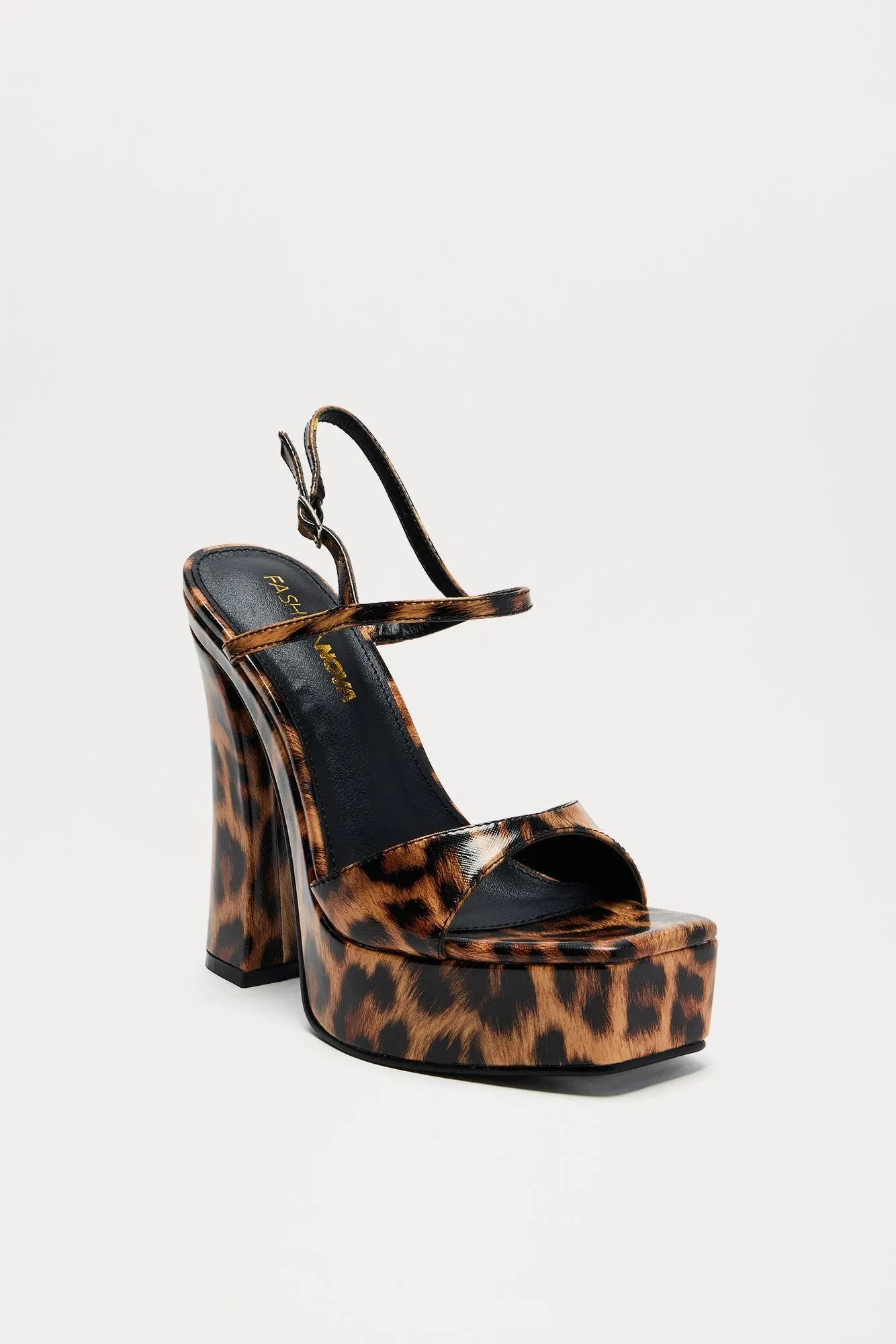 Harlyn Platform Heels - Leopard sold by Fashion Nova product image thumbnail 3