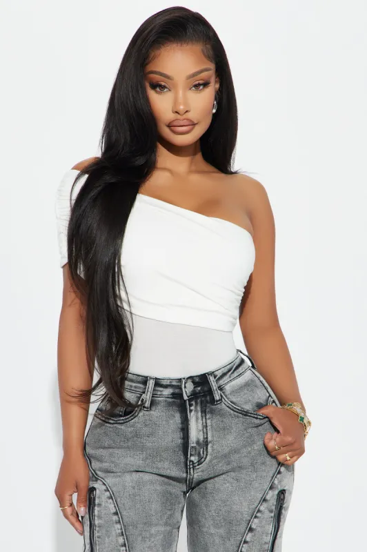 Kaya Off Shoulder Top - Ivory sold by Fashion Nova
