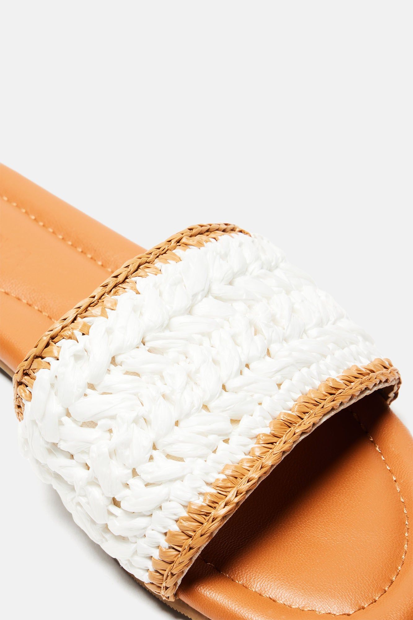 Raelyn Raffia Sandals - White sold by Fashion Nova product image thumbnail 3