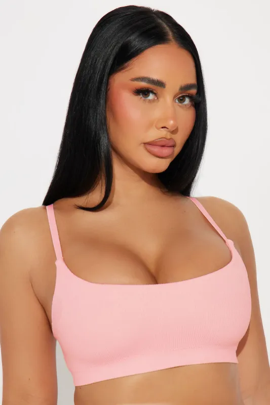 Chill Vibe Seamless Bralette - Pink sold by Fashion Nova