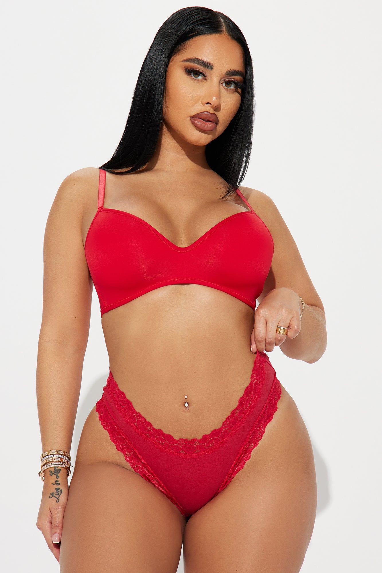Saturday Feeling Hipster Panty - DarkRed sold by Fashion Nova product image thumbnail 2