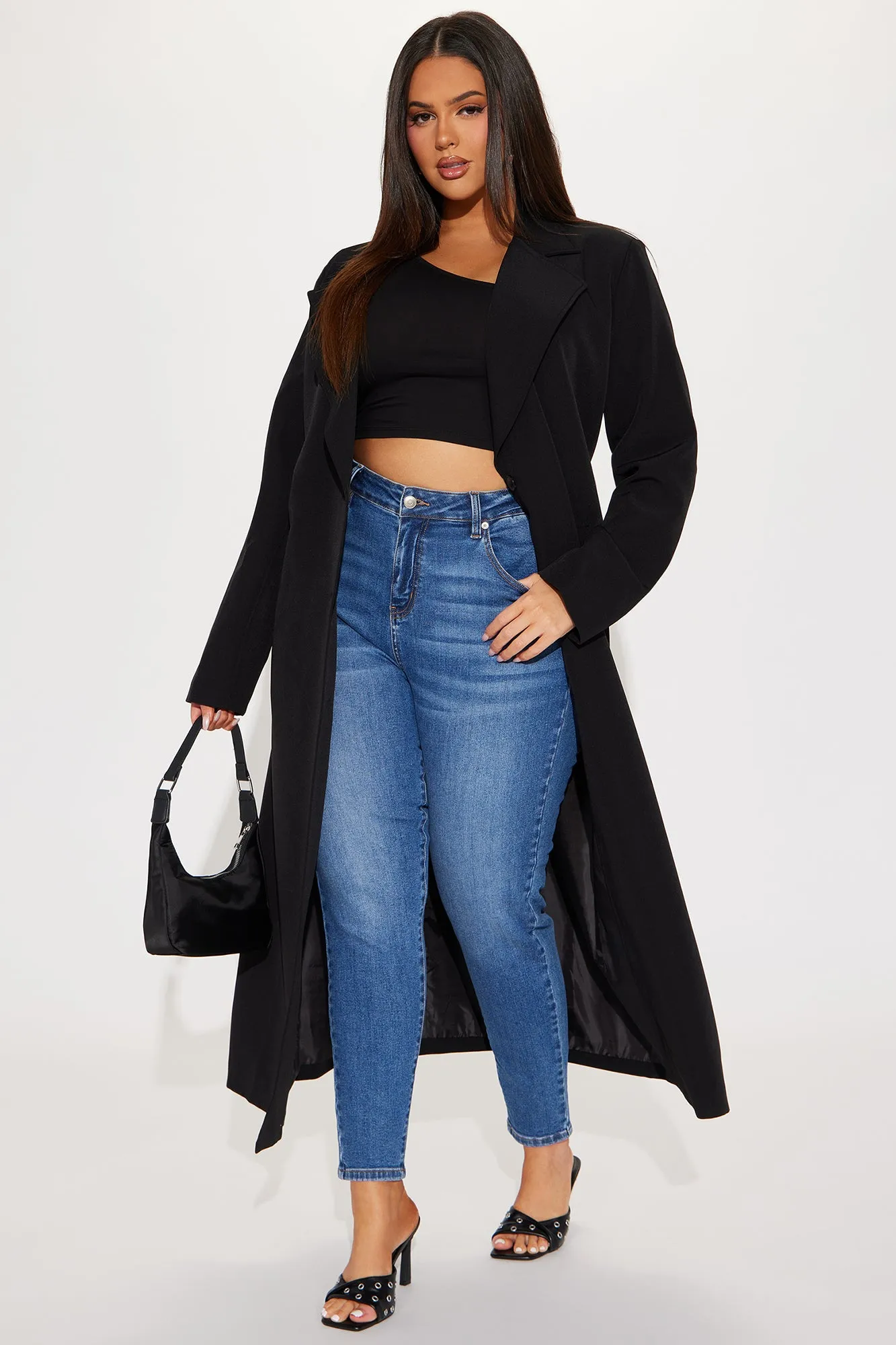 Take A Hint Trench - Black sold by Fashion Nova product image thumbnail 5
