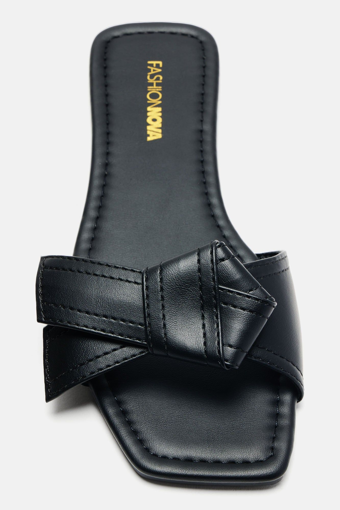 Rest And Play Flat Sandals - Black sold by Fashion Nova product image thumbnail 3