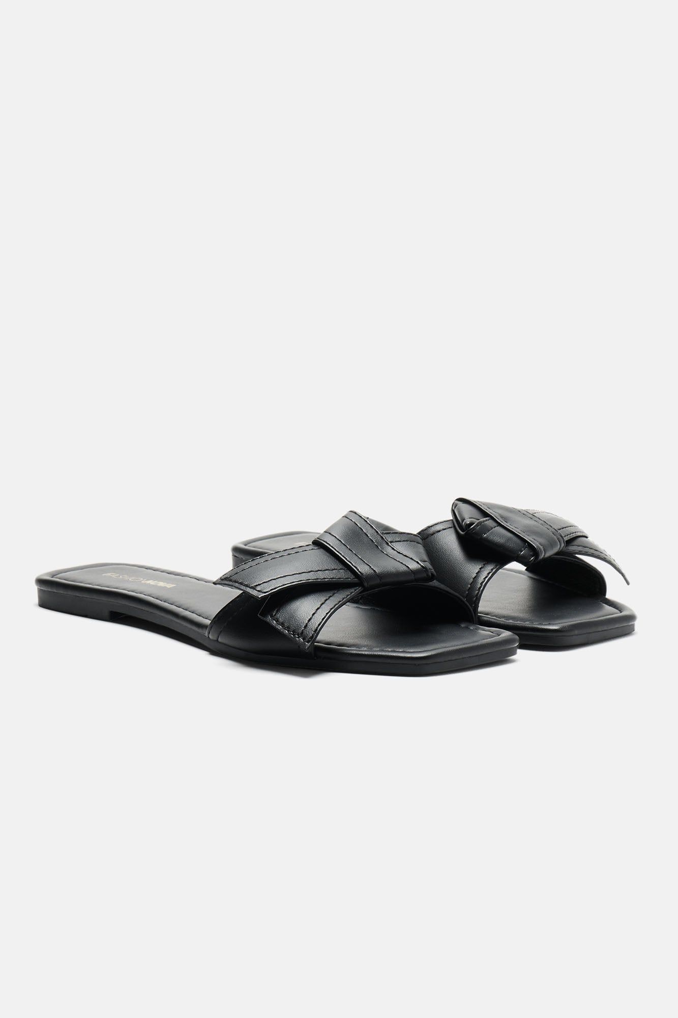 Rest And Play Flat Sandals - Black sold by Fashion Nova product image thumbnail 4