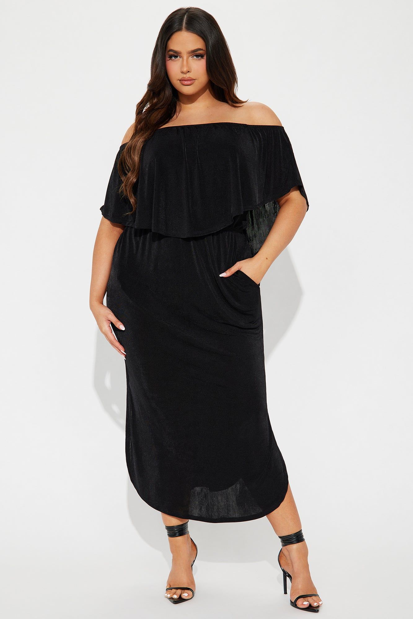 Sonya Slinky Maxi Dress - Black sold by Fashion Nova product image thumbnail 4