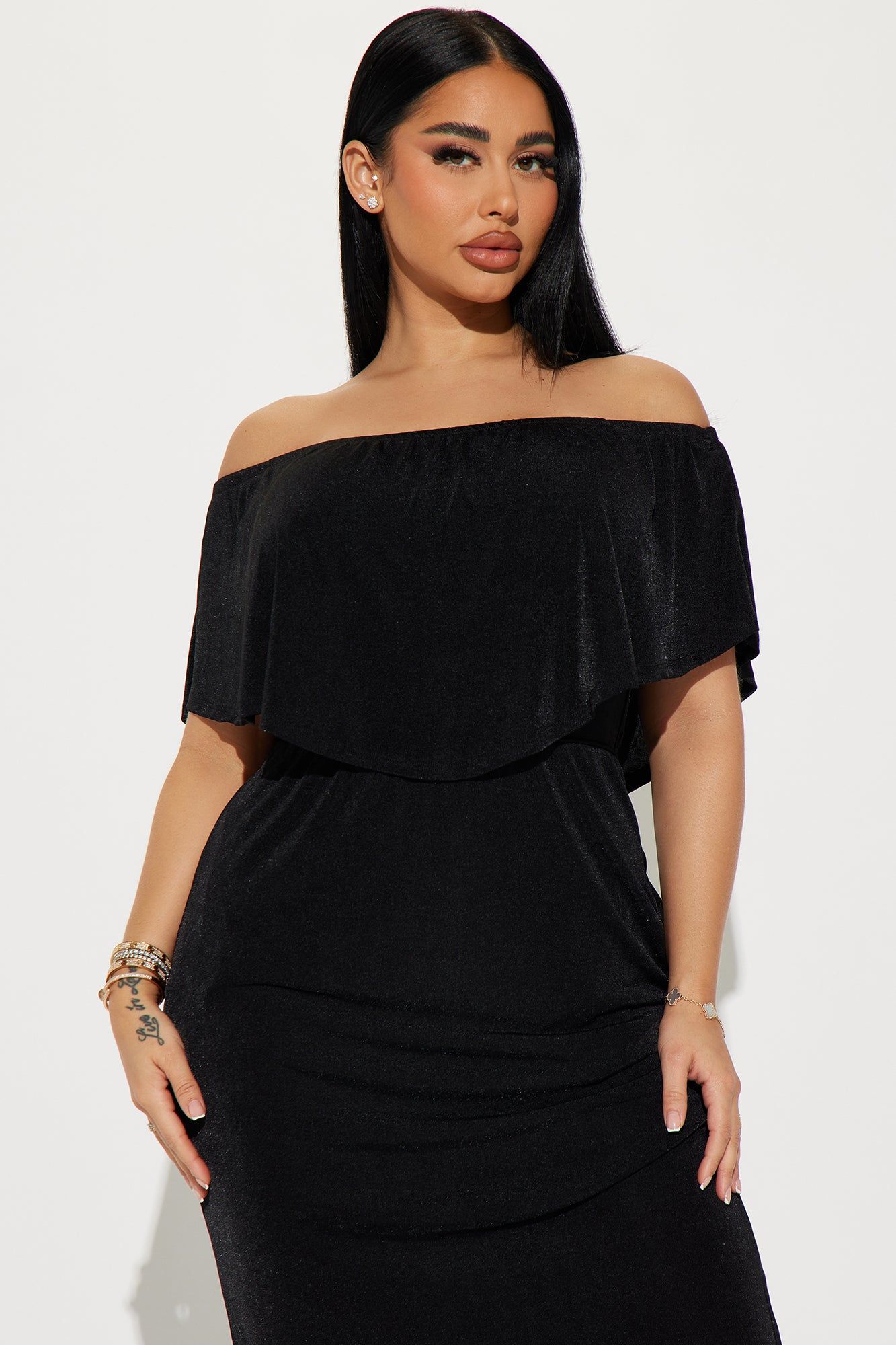 Sonya Slinky Maxi Dress - Black sold by Fashion Nova product image thumbnail 2