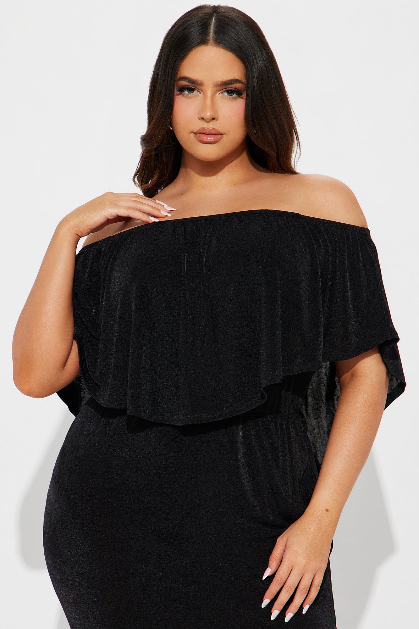 Sonya Slinky Maxi Dress - Black sold by Fashion Nova product image thumbnail 5