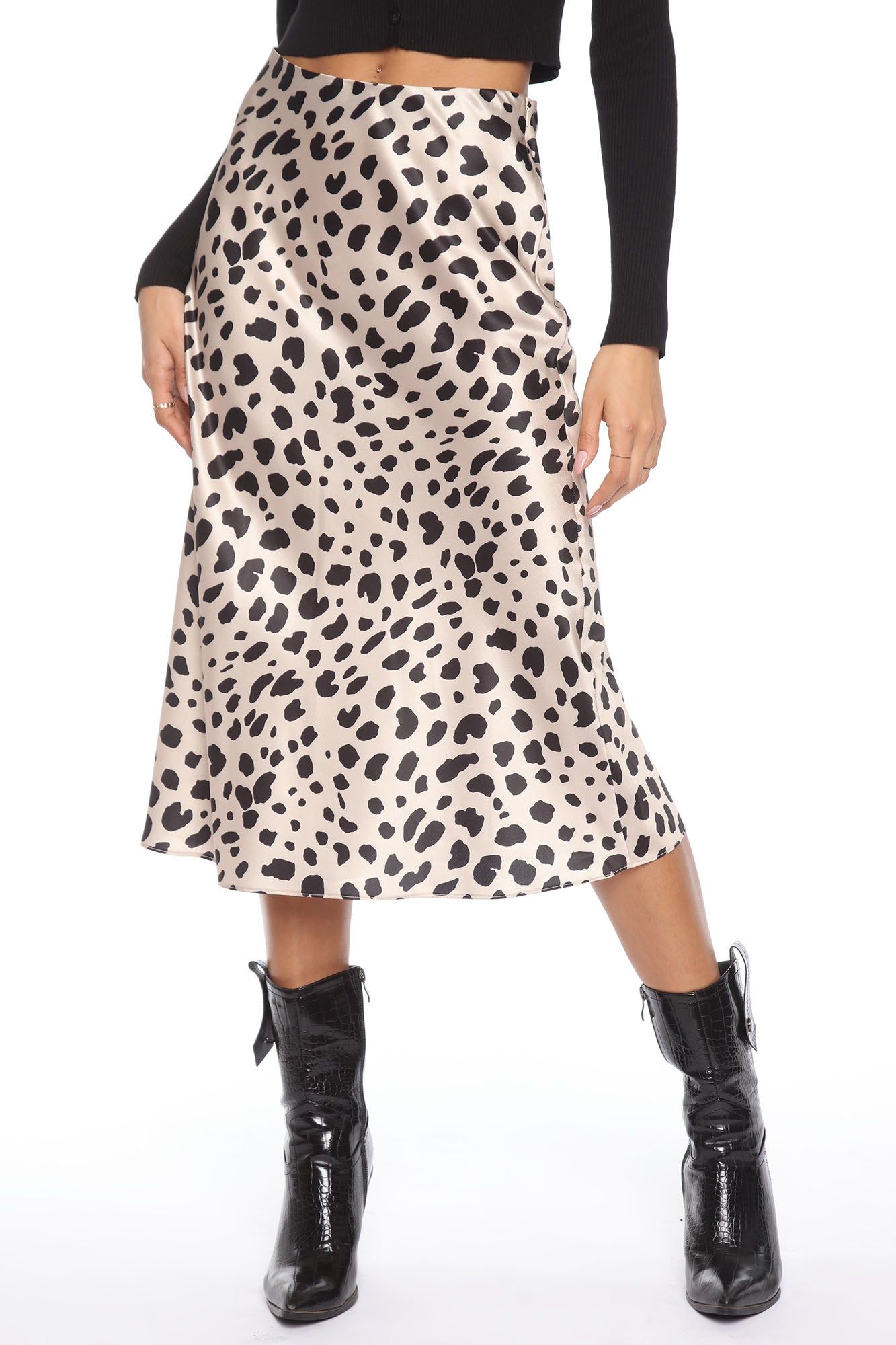 Gabrielle Slip Skirt - Leopard sold by Fashion Nova product image thumbnail 2