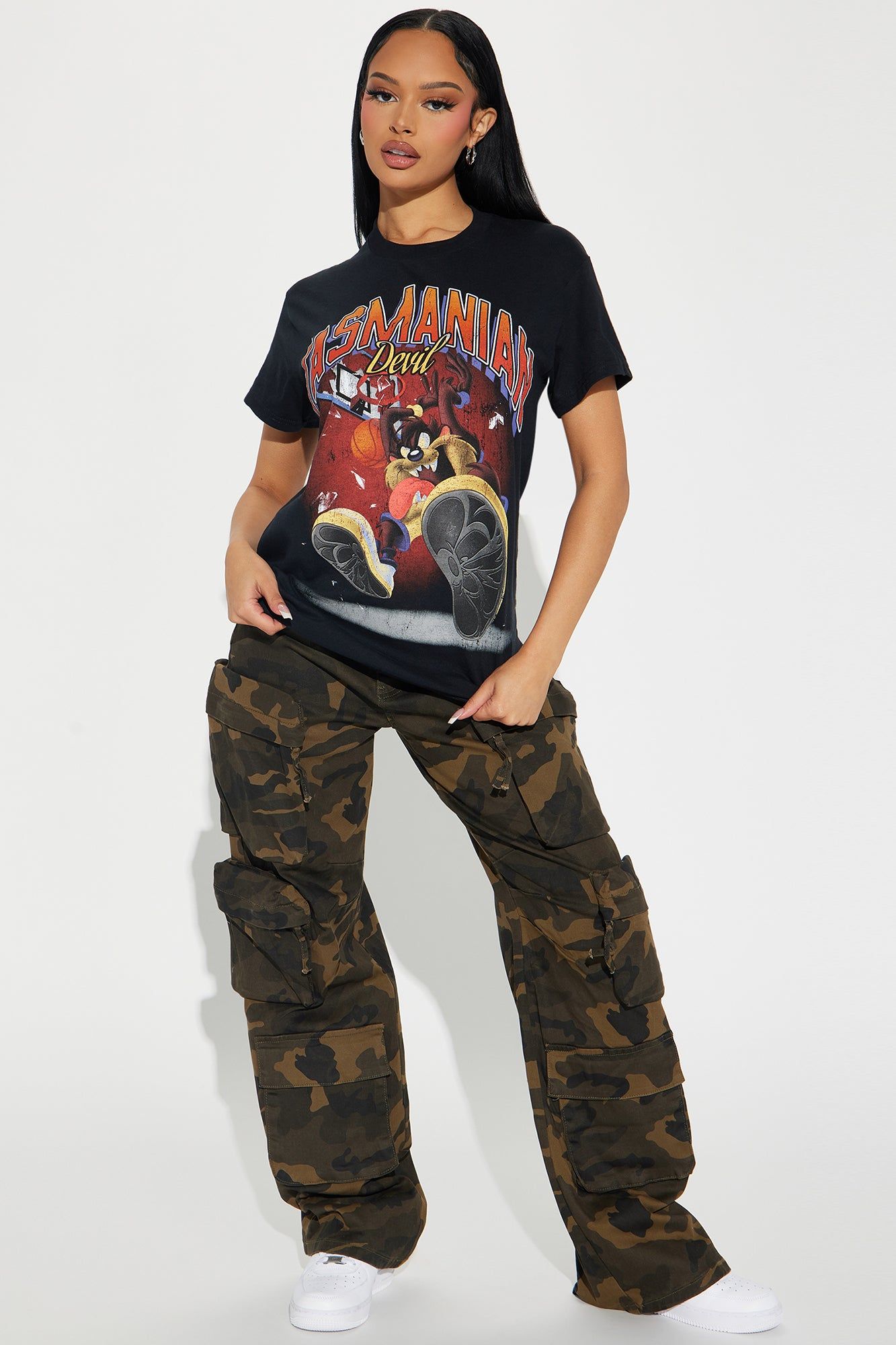 Tasmanian Dunk Graphic Tee - Black sold by Fashion Nova product image thumbnail 2