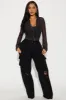 Strictly Business Mesh Shirt - Black sold by Fashion Nova