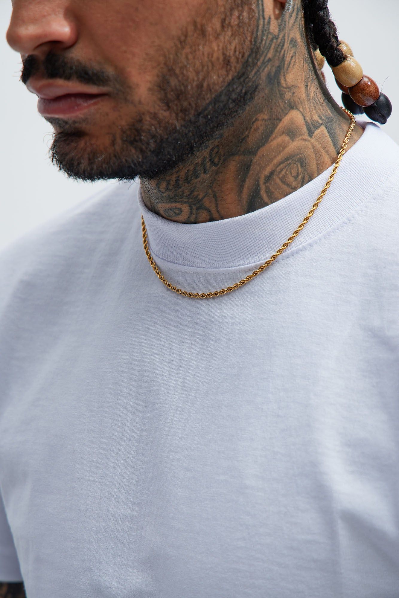 3mm Premium 18″ Rope Chain Necklace - Gold sold by Fashion Nova