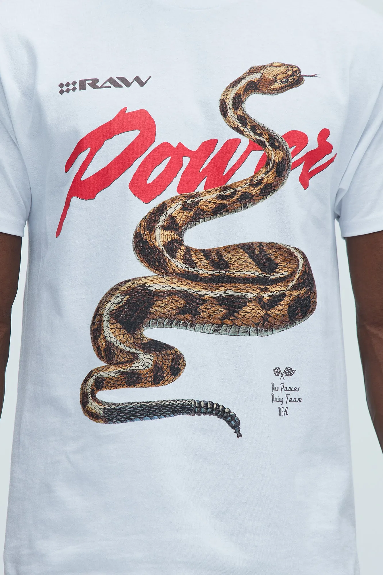 Raw Power Striker Short Sleeve Tee - White sold by Fashion Nova product image thumbnail 2