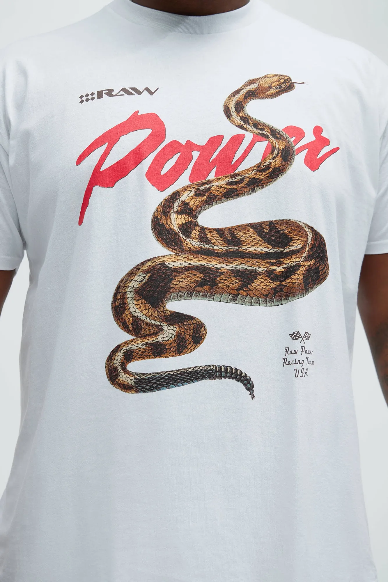 Raw Power Striker Short Sleeve Tee - White sold by Fashion Nova product image thumbnail 5