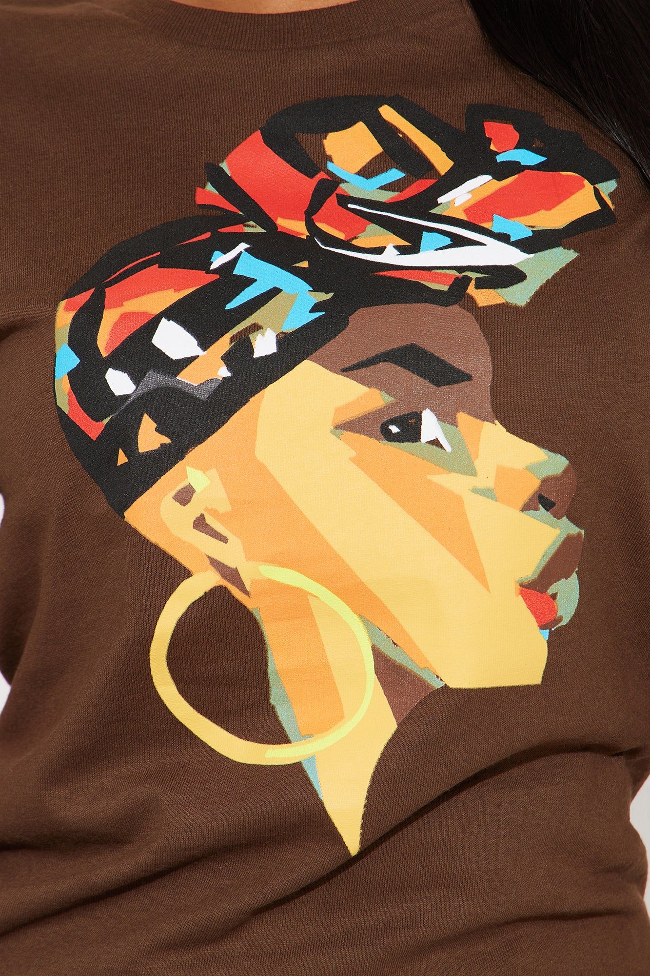Beauty Queen Graphic Tshirt - Mocha sold by Fashion Nova product image thumbnail 3
