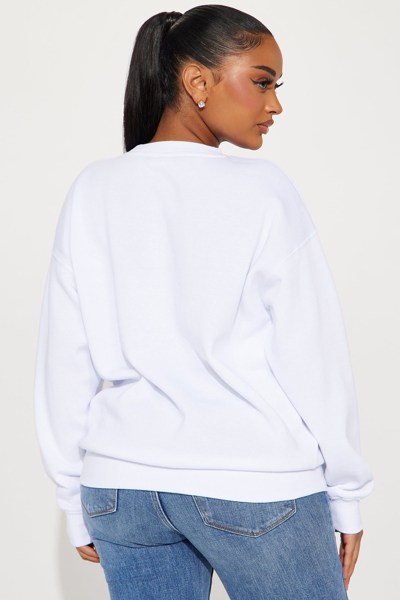 California Vintage Crew Neck Sweatshirt - White sold by Fashion Nova product image thumbnail 4