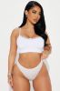 Feels Like Love Microfiber High Cut Panty - Blush sold by Fashion Nova