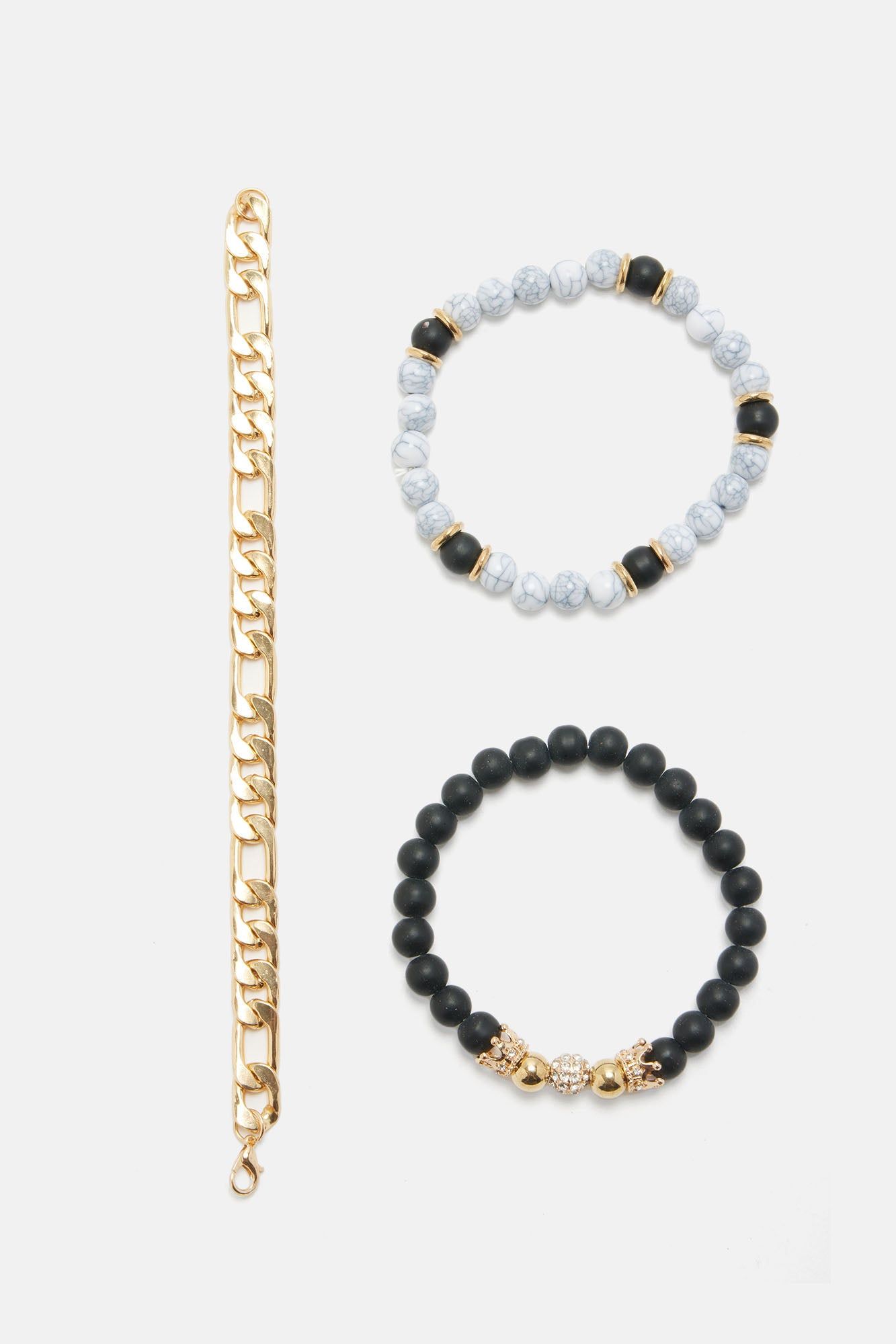 Primeval Bracelet Set - Black/Gold sold by Fashion Nova product image thumbnail 2