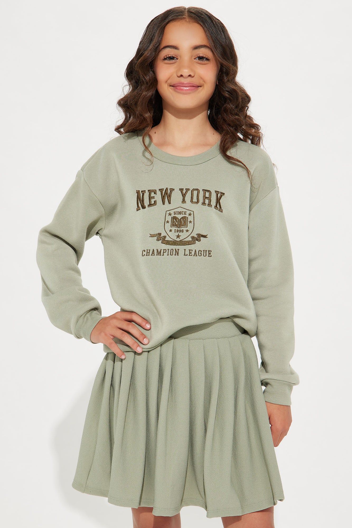 Mini Find Your Estate Skort Set - Sage sold by Fashion Nova product image thumbnail 2