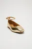 Half Of Me Flats - Gold sold by Fashion Nova