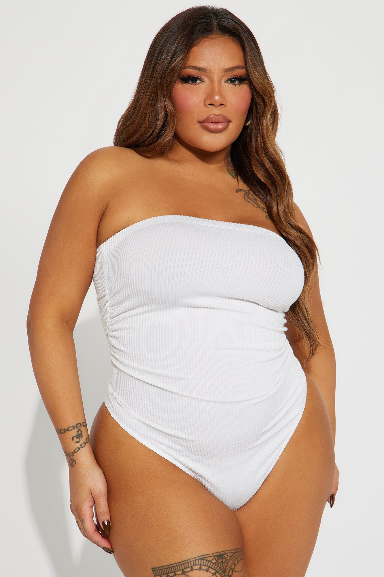 Rylin Ribbed Bodysuit - Ivory sold by Fashion Nova product image thumbnail 5