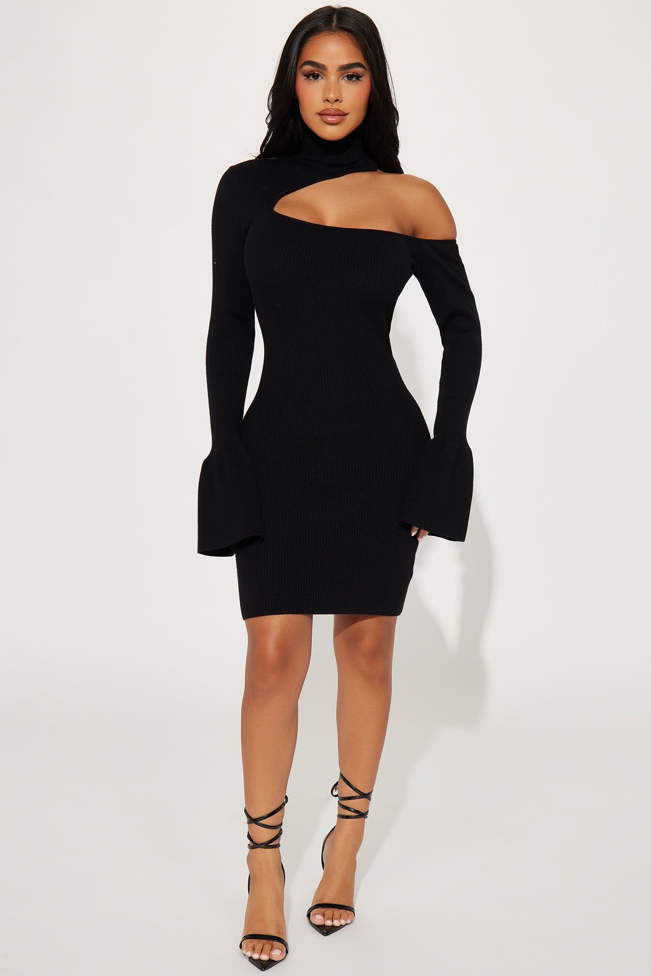 Elisha Sweater Mini Dress - Black sold by Fashion Nova product image thumbnail 2