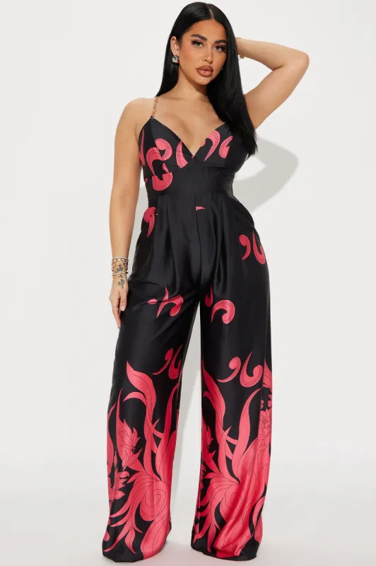 Summer Paradise Jumpsuit - Black sold by Fashion Nova