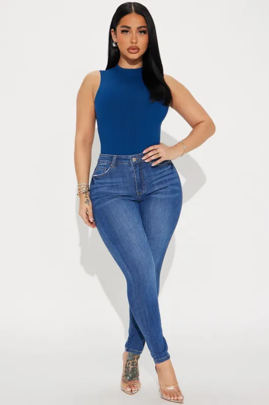 Top Of The Line Stretch Skinny Jeans - Medium Wash sold by Fashion Nova