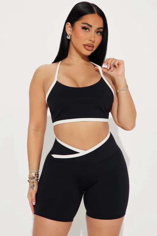 Time Out Super Soft Active Set - Black sold by Fashion Nova