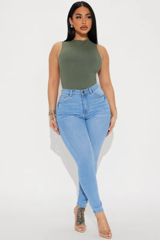 Top Of The Line Stretch Skinny Jeans - Light Wash sold by Fashion Nova