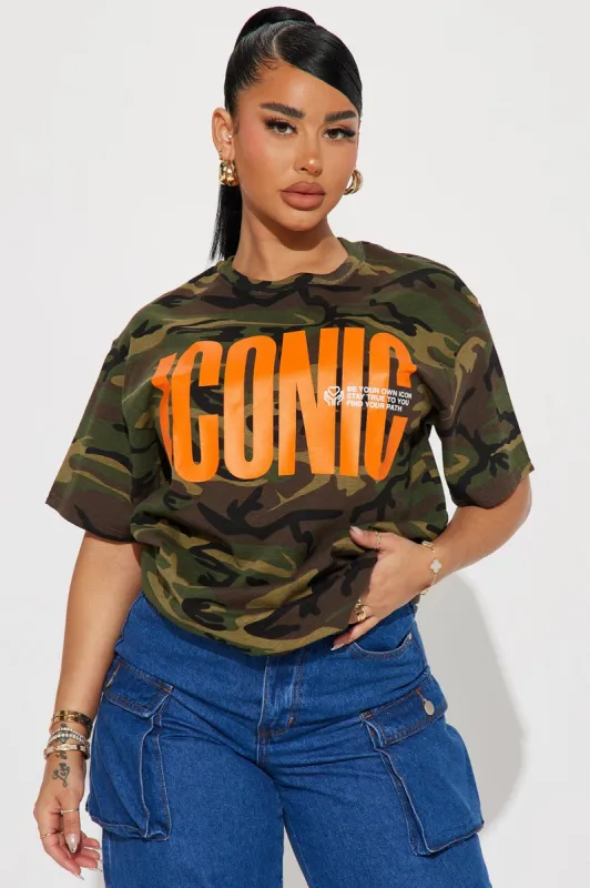 Iconic Camo Tshirt - Camouflage sold by Fashion Nova