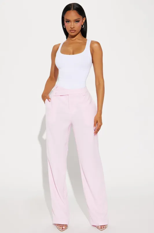 My Best Self Trouser Pant - Pink sold by Fashion Nova