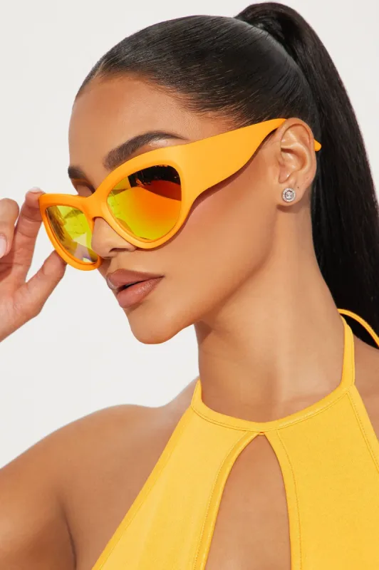 Since You Seen Me Sunglasses - Yellow sold by Fashion Nova