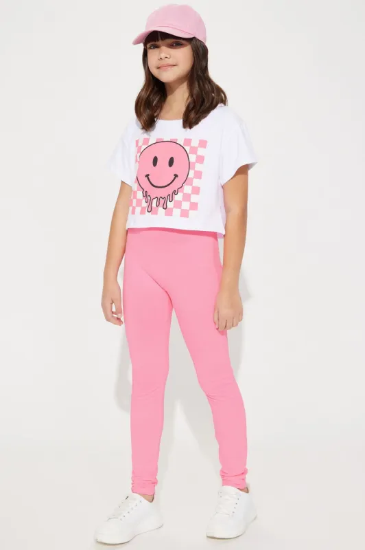 Mini Melting Away Jumpsuit Set - White/Pink sold by Fashion Nova