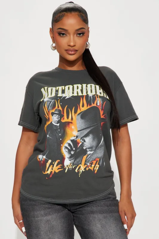 Life After Death Biggie Tshirt - Black sold by Fashion Nova