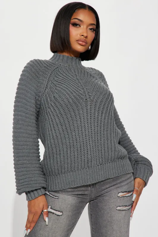 Harlem Sweater - Charcoal sold by Fashion Nova