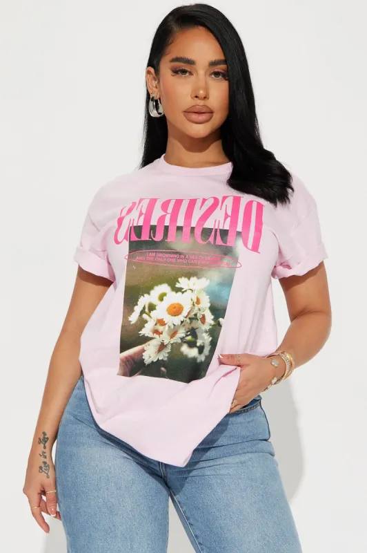 Hidden Desires Graphic Tshirt - Pink sold by Fashion Nova