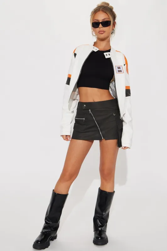 Reel It In Micro Mini Skirt - Black sold by Fashion Nova