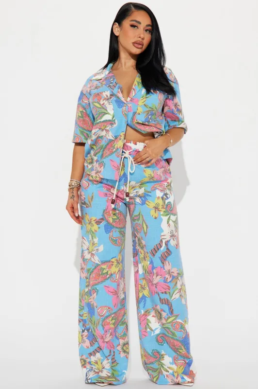 My Tropical Time Pant Set - Multi Color sold by Fashion Nova
