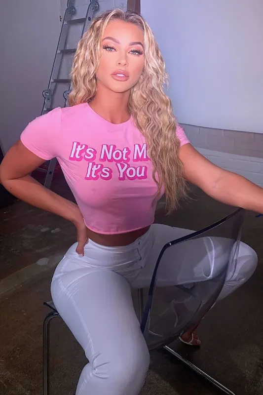 It's Not Me Tee - Pink sold by Fashion Nova
